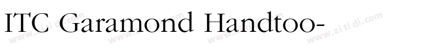 ITC Garamond Handtoo字体转换